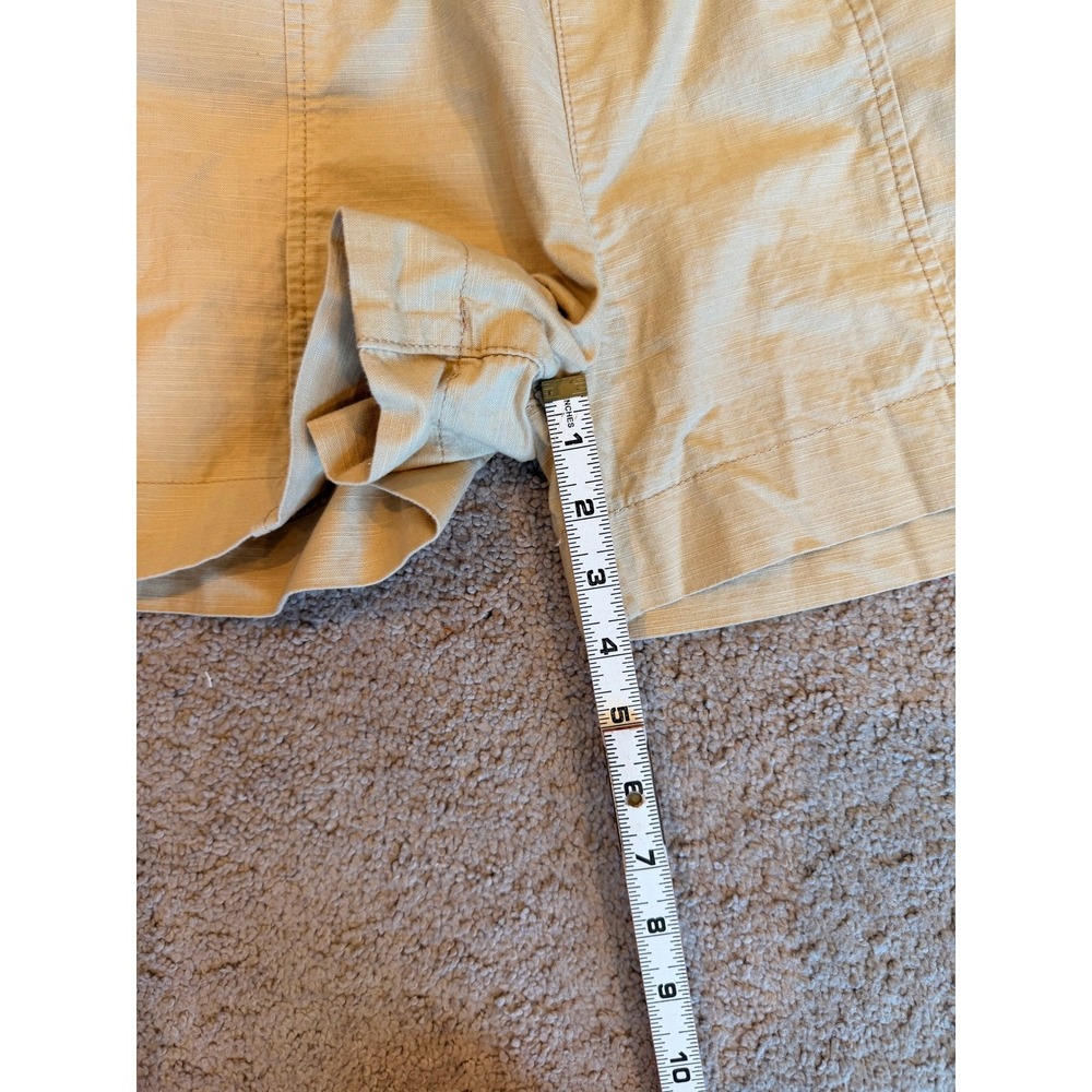Signature by Levi Strauss Womens Khaki Utility Shorts Elastic Waist XXL Retreat - Picture 8 of 15